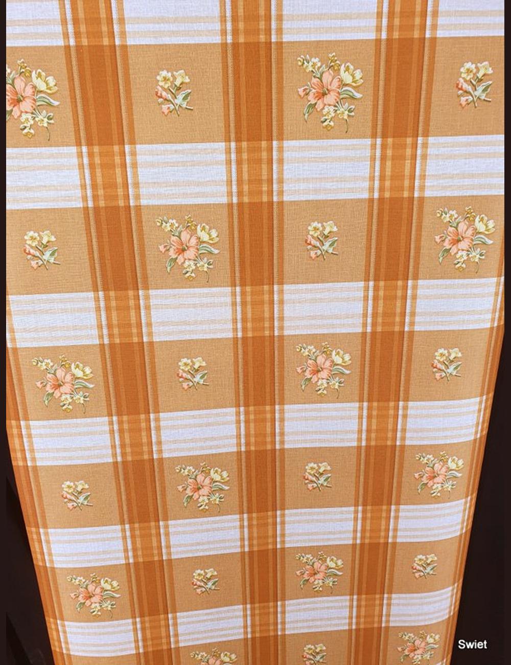 Oranje keukenbehang