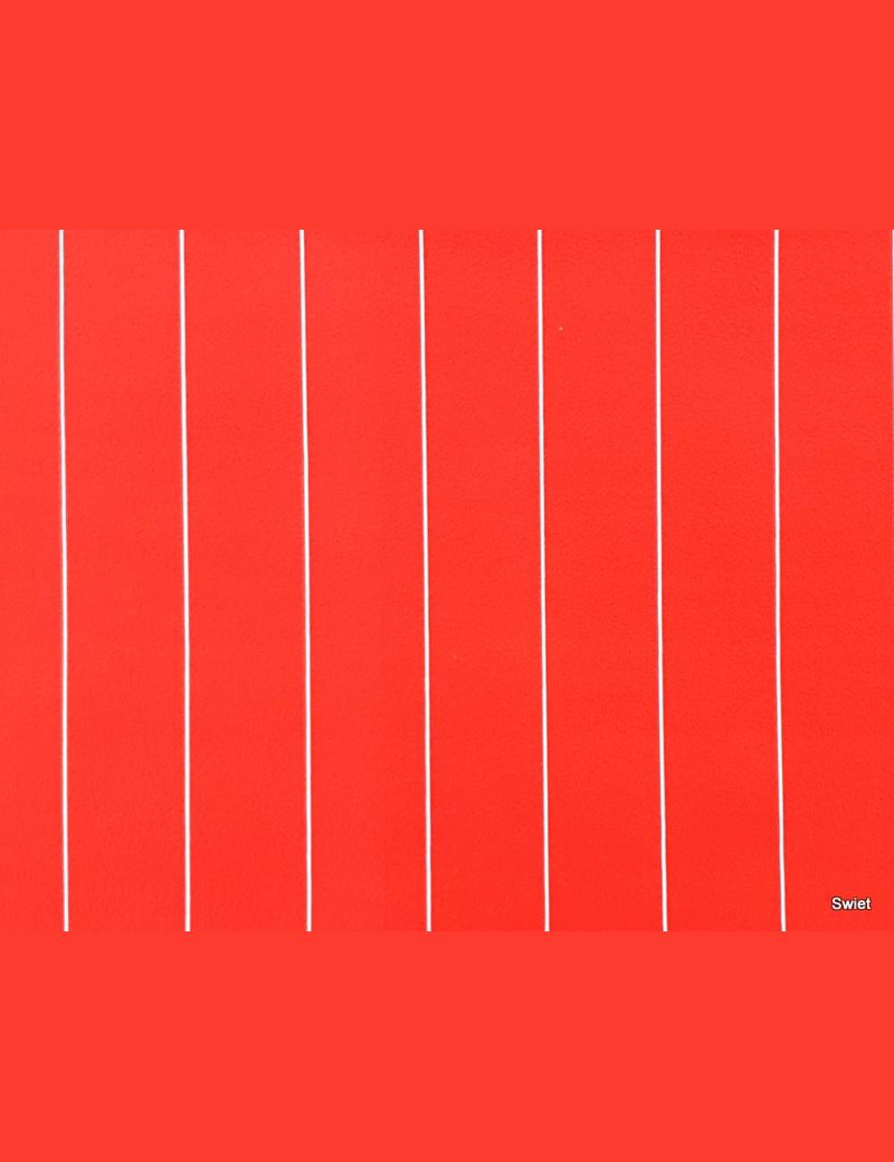 Rood wit gestreept behang