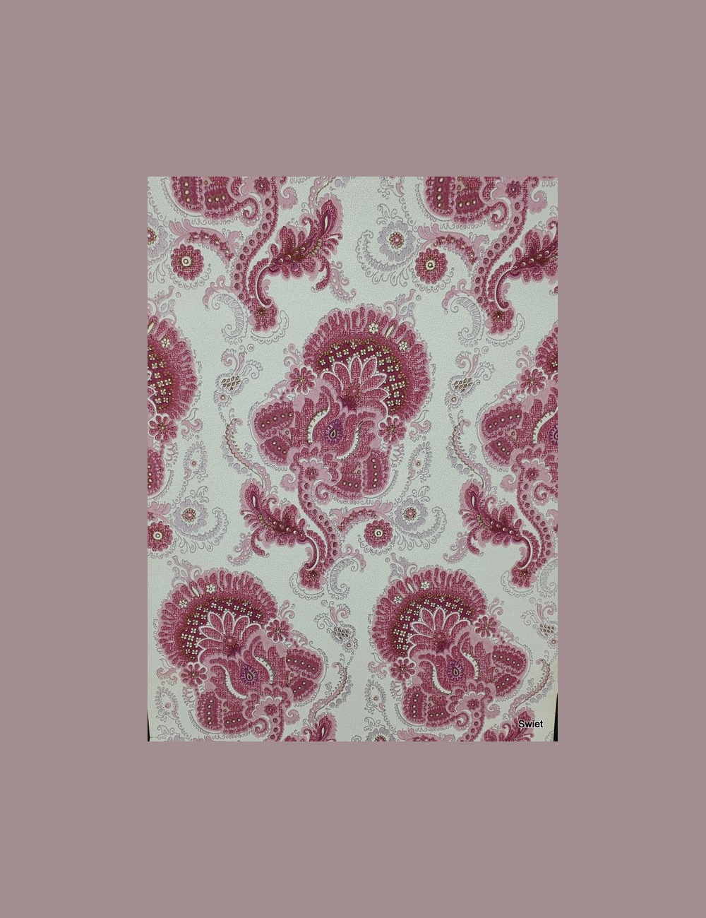 Super roze barok behang
