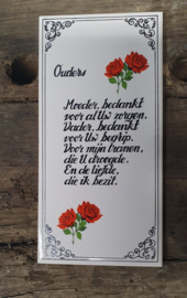 Tegeltjeswijsheid, ouders