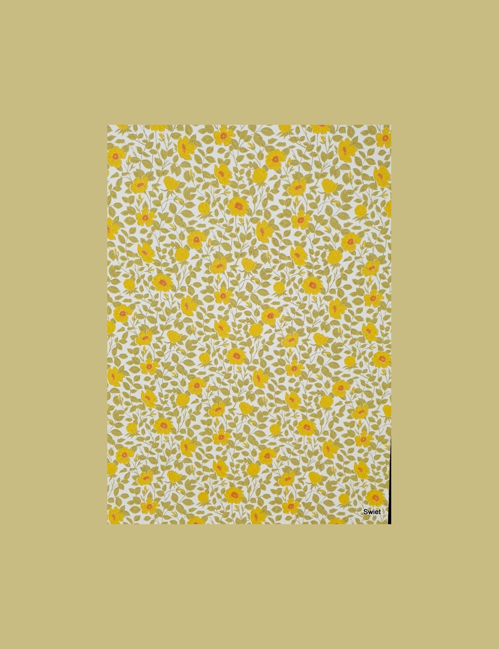 Vintage bloemetjes behang