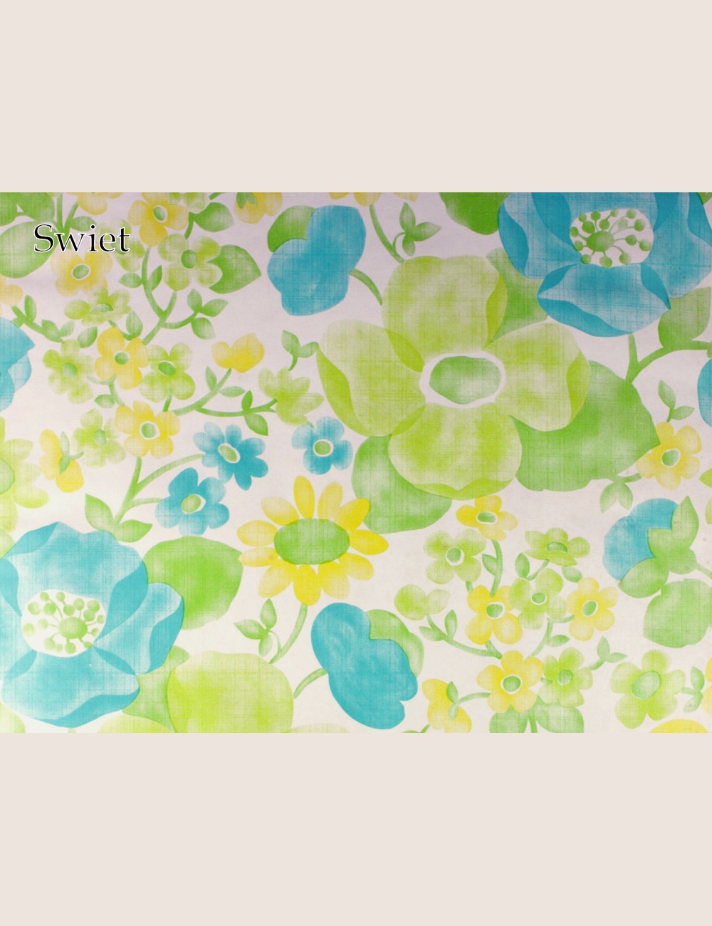 Fluor  bloemen behang