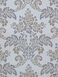 Barok beige behang