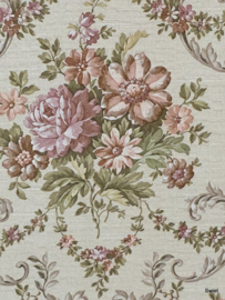 Barok bloemen behang