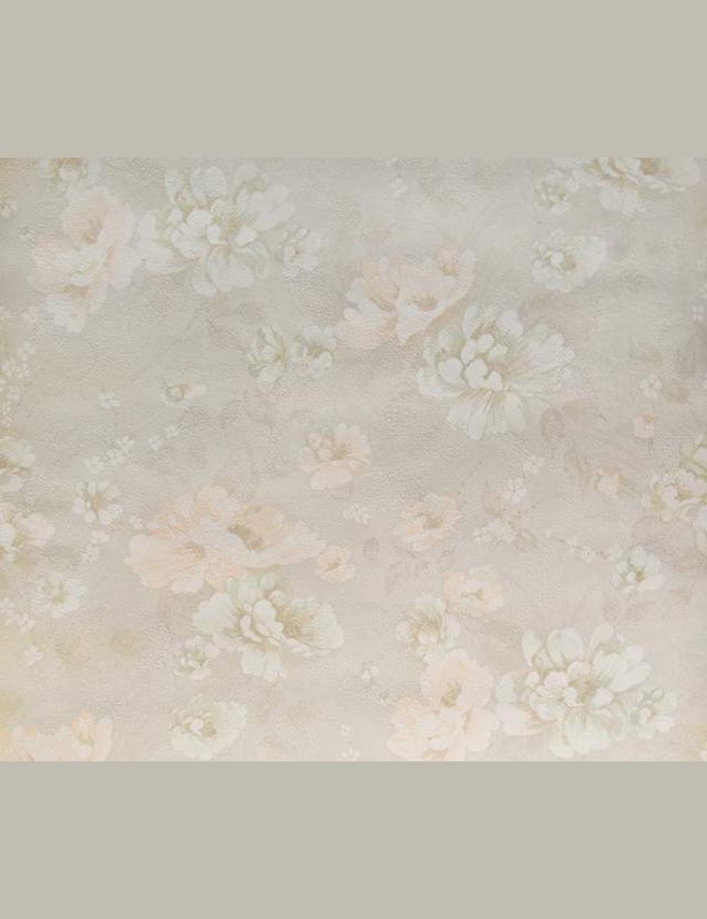 Pastel bloemenbehang