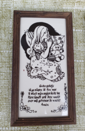 Tegeltje kindergebed