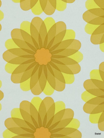 Symmetrisch 70s behang