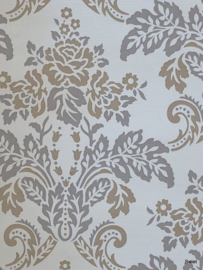 Barok beige behang