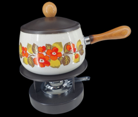 Vintage fonduestel fondueset fonduepan