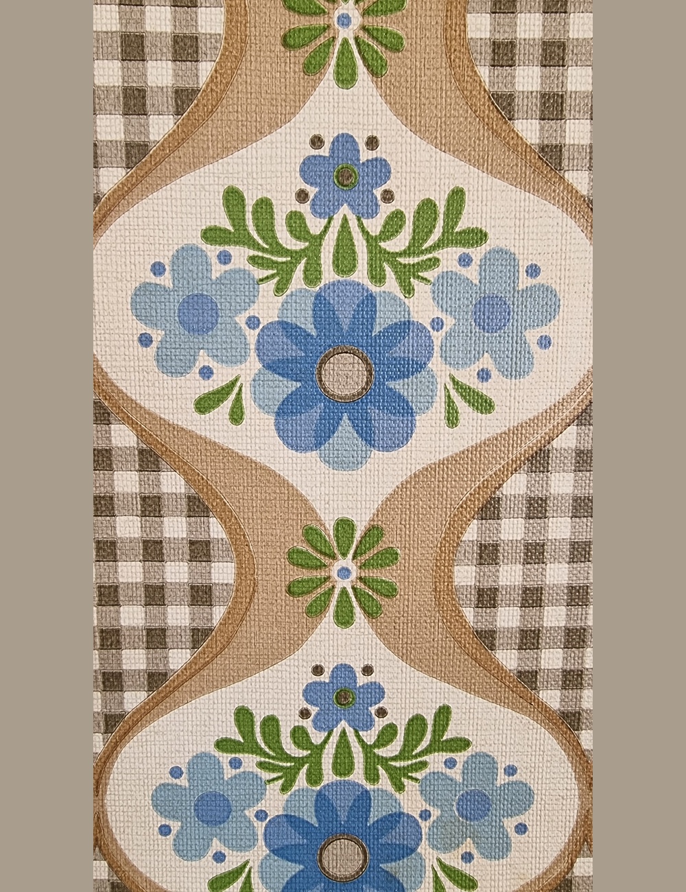 70s keuken behang