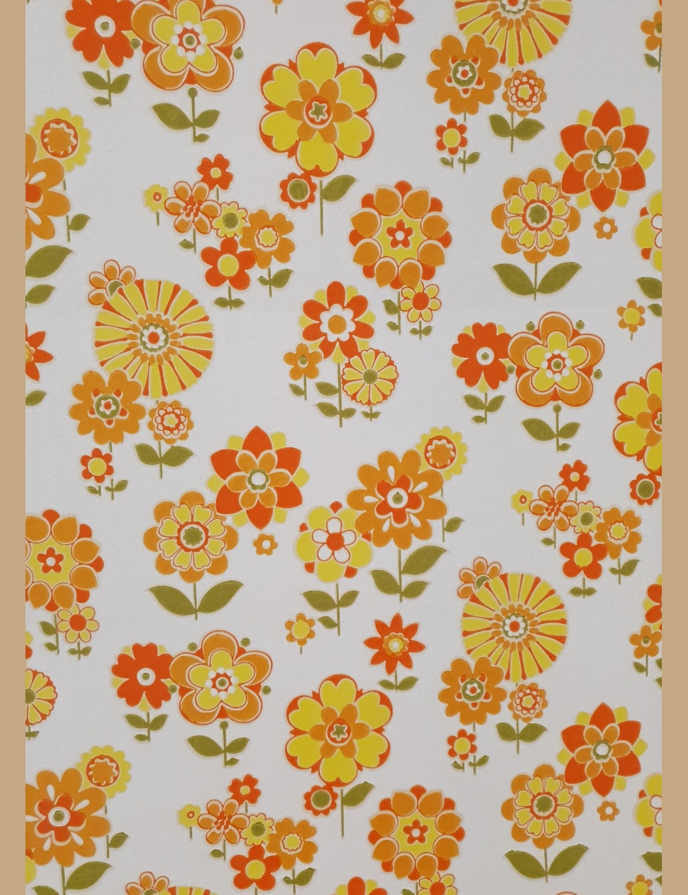 Lekker fris seventies behang