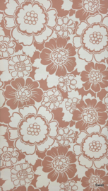 70s bloemen behang