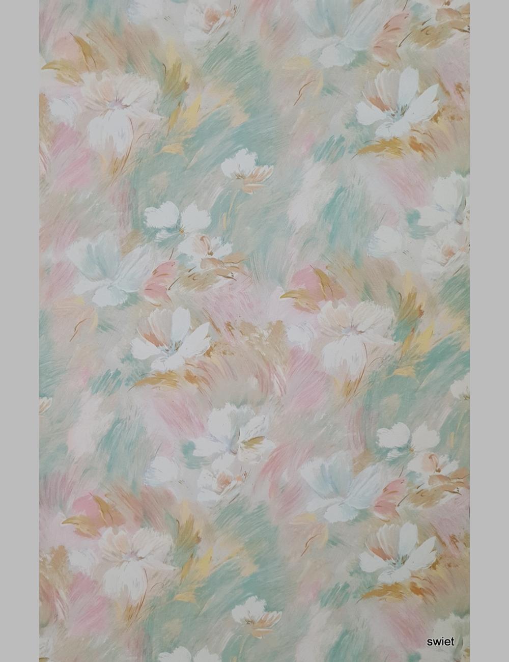 Groots bloemenbehang