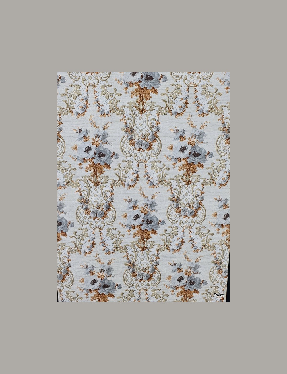 Chique barok bloemenbehang