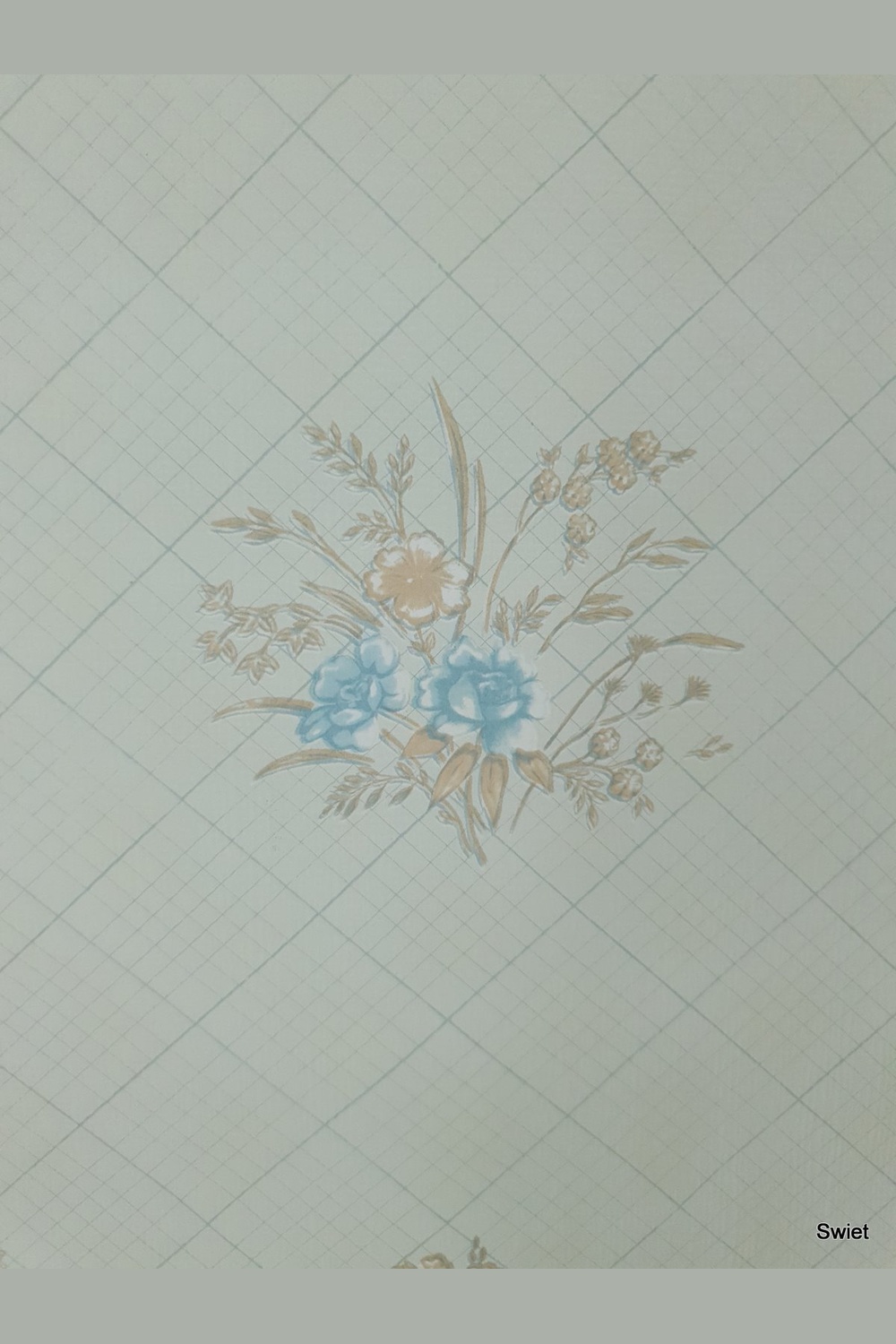 Vintage bloemen en wyber