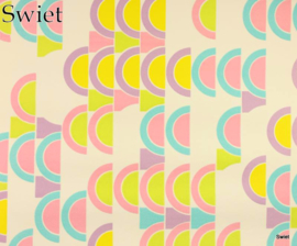Fluor retro behang