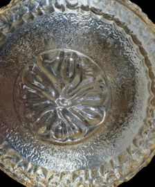 Amber kleurig vintage plafonniere
