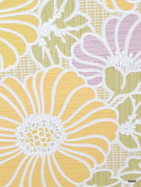 Flower power behang