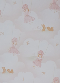 Holly Hobbie stijl behang