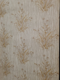 Vintage jutelook behangpapier