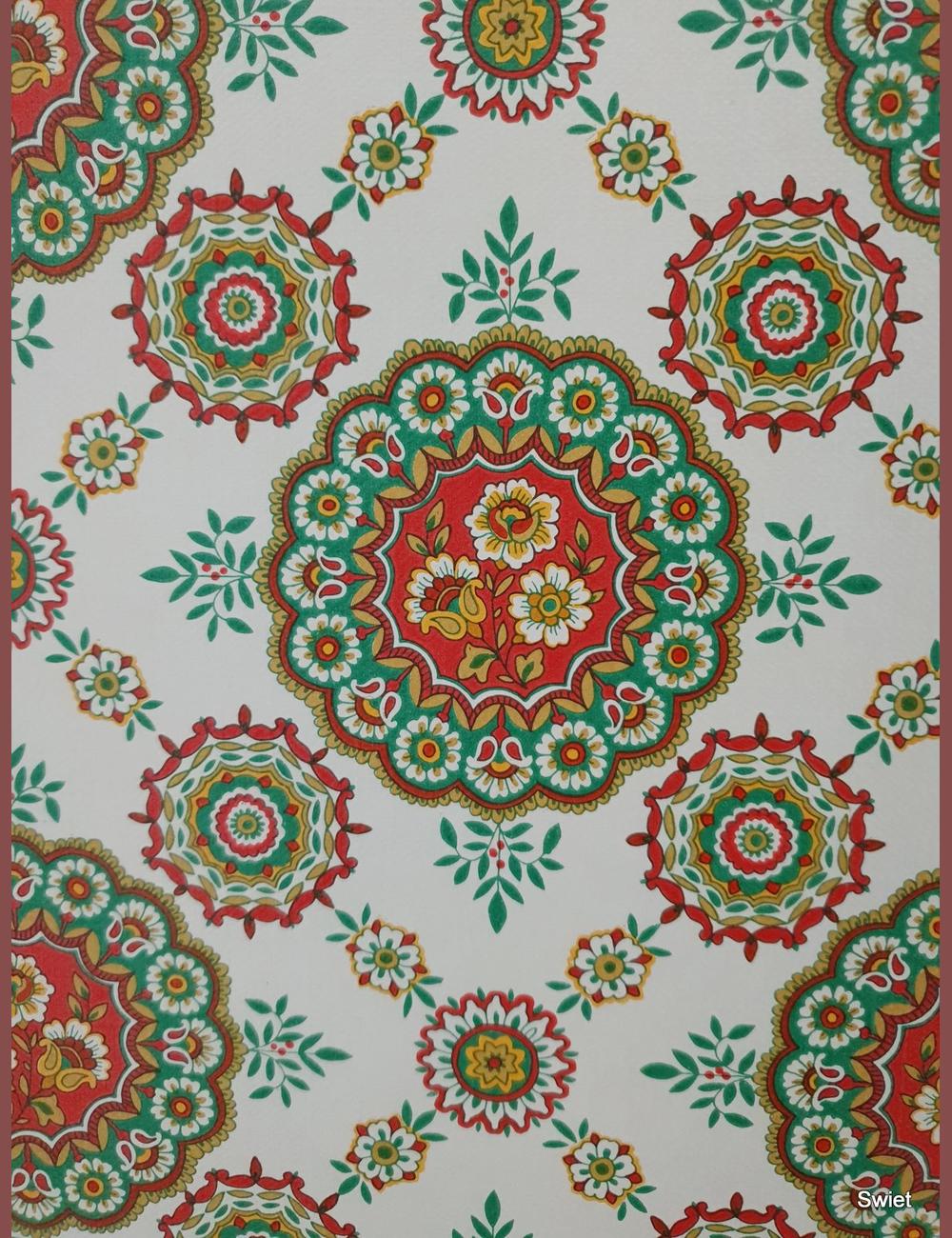 Retro mandala patroon