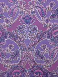 Paars vintage behang