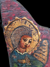 Oud 3 luik, madonna met kind