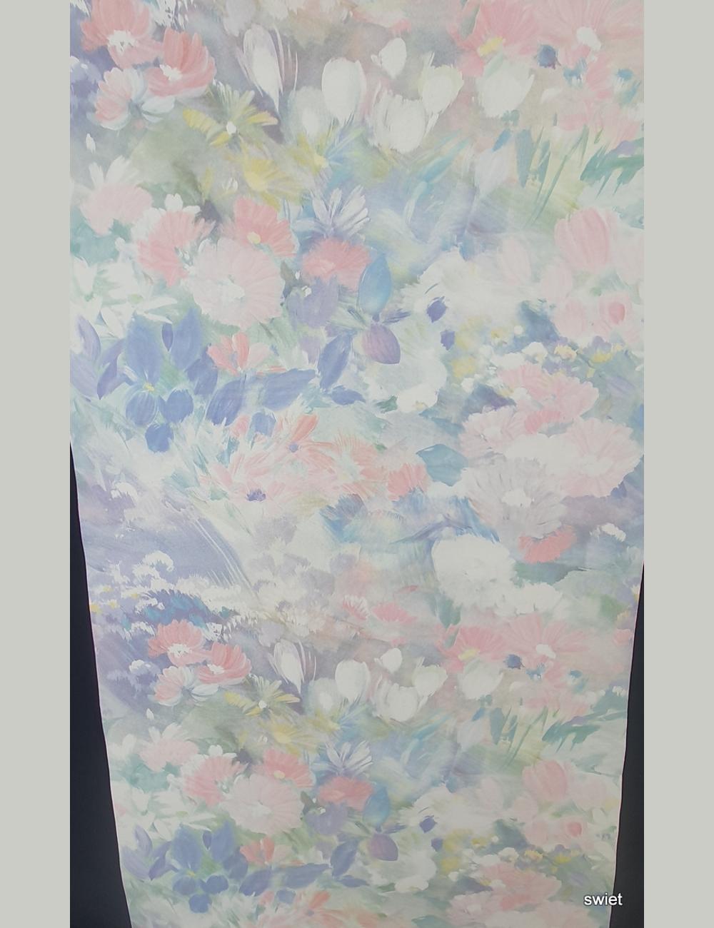 Monet stijl bloemen behang