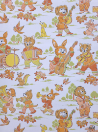 Vintage kinder behang