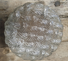 Vintage glazen plafonniere