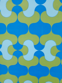 Modern retro behang