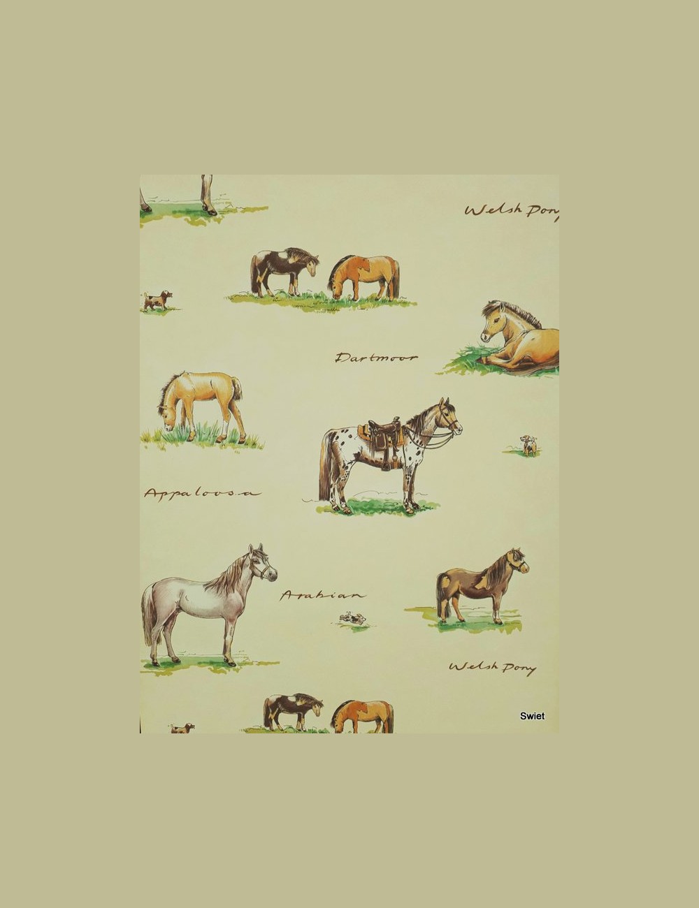 Vintage paardenbehang