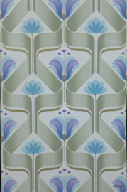 Vintage behang bloemen