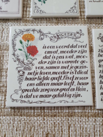 Tegeltjeswijsheid,  moeder