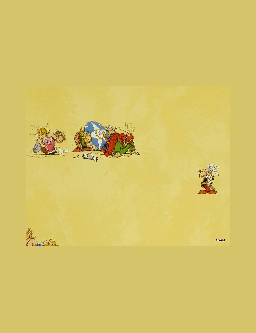 Asterix en Obelisk behang