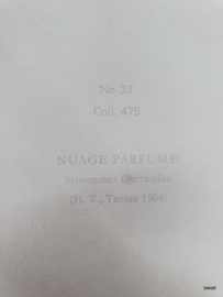 Vintage rozenposter, Nuage Parfume