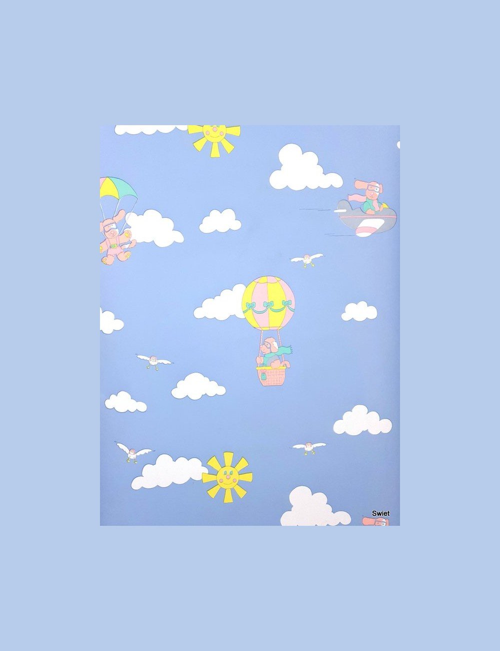Vliegende beren behang