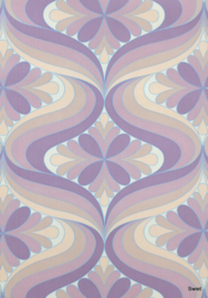 Groovy paars behang