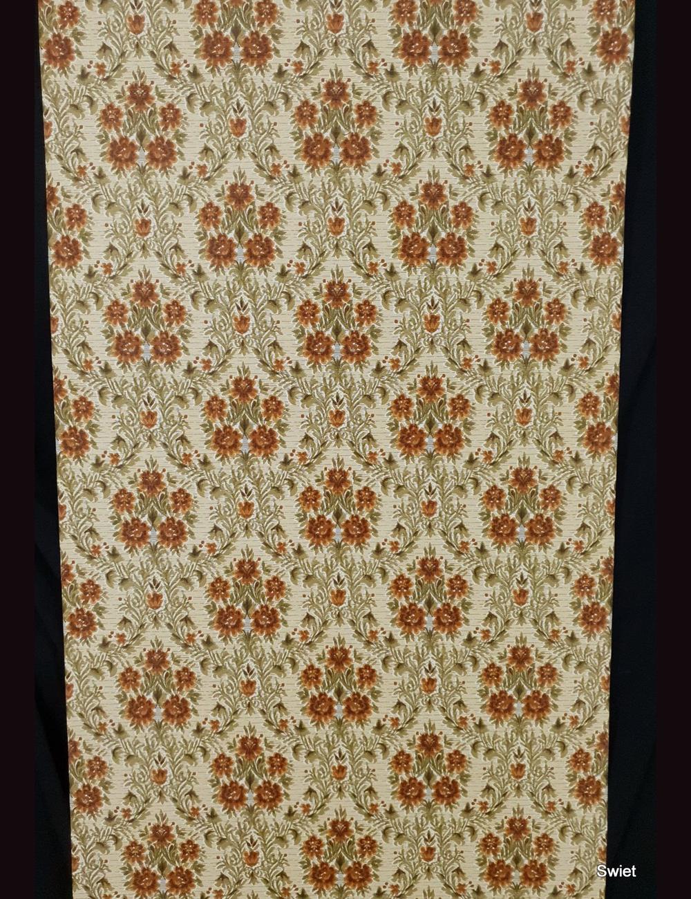 Barok bloemen terracotta