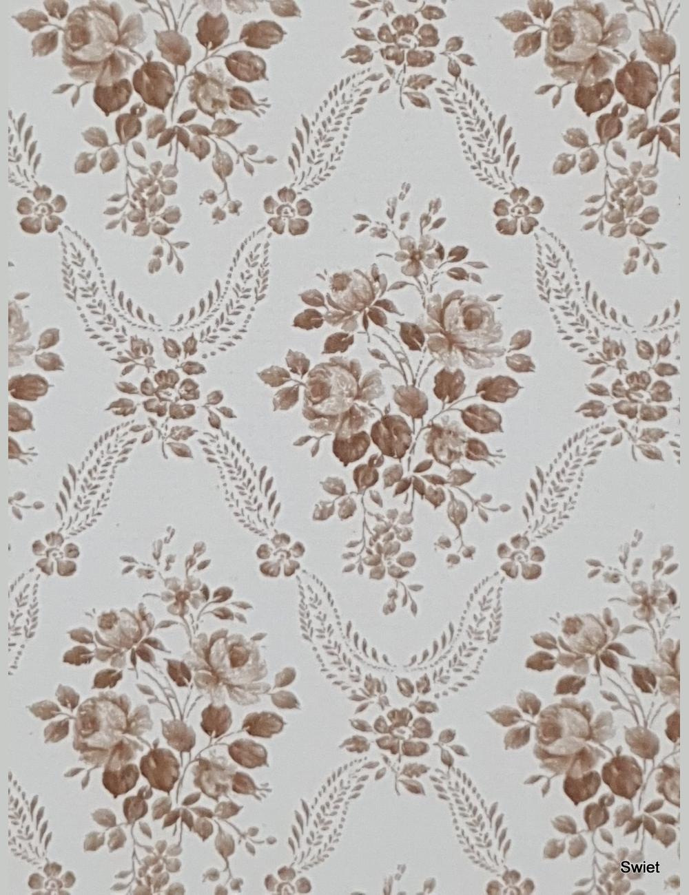 Klassieke bruine bloemen
