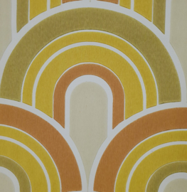 Vintage boogjes behang