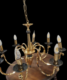 Goudkleurige Regency style kroonluchter