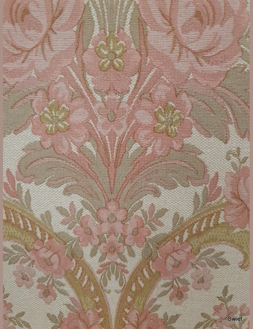 Roze barok rozenpatroon