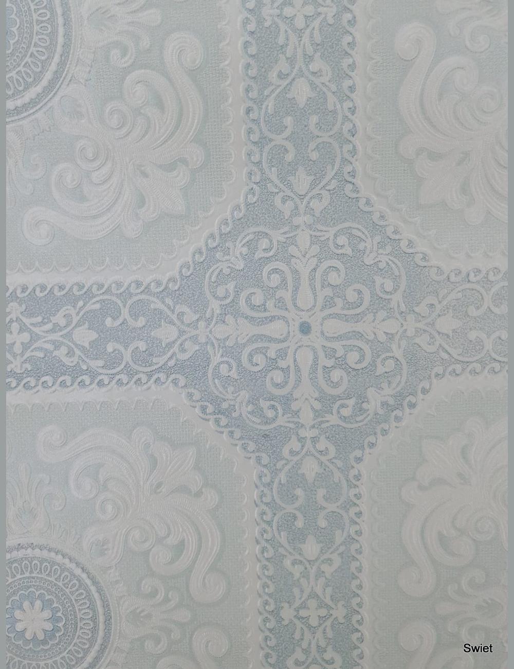 Blauw barok paneel
