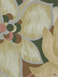 70s Bloemenbehang