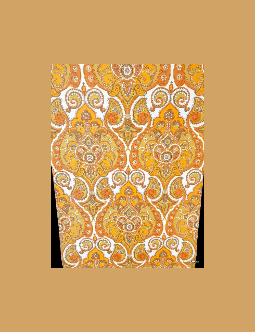 Barok behang in paisley stijl