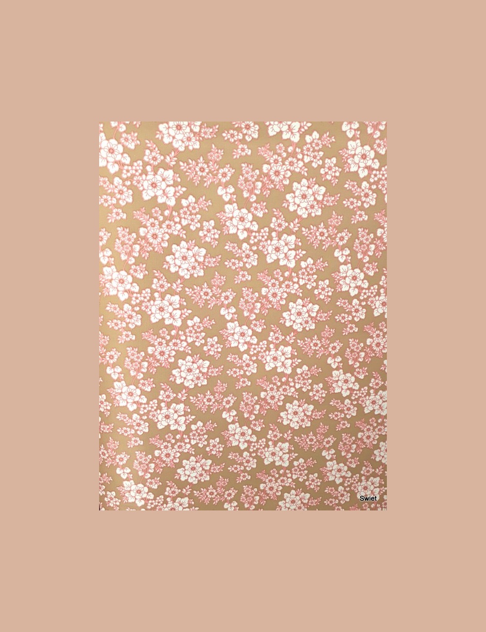 Zoet bloemetjes behang