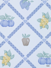 Frans keukenfruit behang