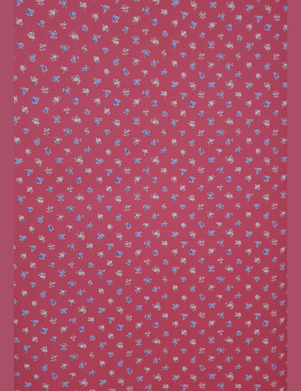 Roze mini bloemetjes behang