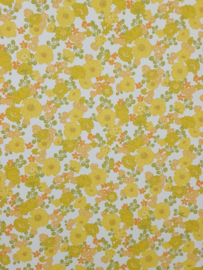 Seventies bloemetjes behang